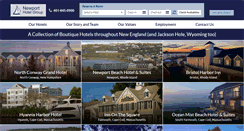 Desktop Screenshot of newporthotelgroup.com