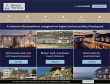 Tablet Screenshot of newporthotelgroup.com